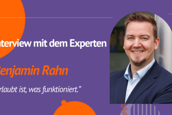 Benjamin Rahn in Anzug. 