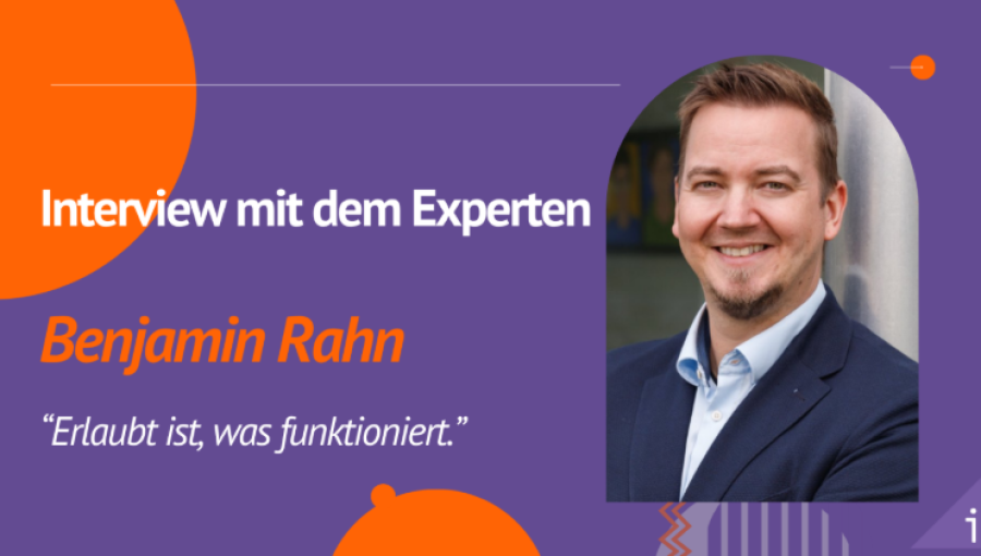 Benjamin Rahn in Anzug. 