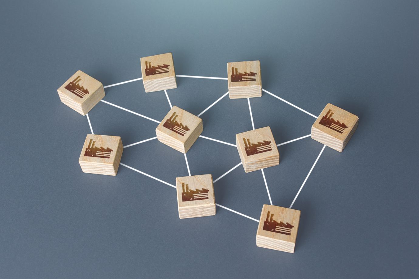 Konzeptgrafik zu Qualitätssicherung und Projektmethoden: Symbole für Planung, Kontrolle und Managementsysteme  